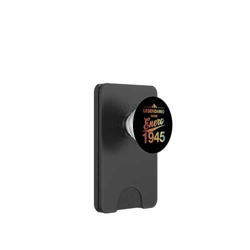 Consigue ahora 80 cumpleaños Nacido en Enero Promoción 1945 Vintage 80 años PopSockets PopWallet para MagSafe Ofertas 2024 | regaloscumple.com