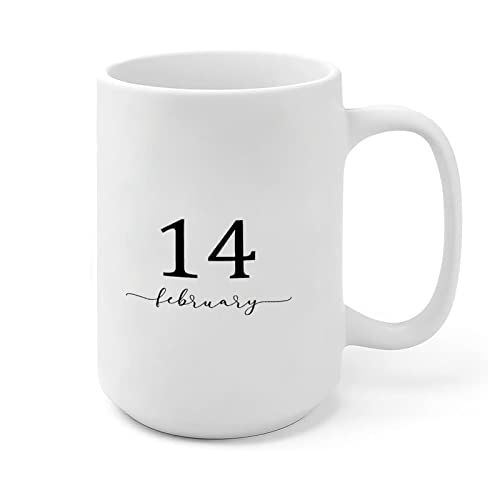 Consigue ahora Taza café cerámica para el día San Valentín del 14 febrero regalo del día San Valentín taza estilo alentador idea regalo para mujeres y ella regalo cumpleaños BlackFriday genial 15 Top Precio 2024 | regaloscumple.com