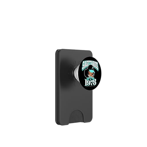 Consigue ahora Sagitario 1978 Turquesa Promoción Cumpleaños Afro Zodiaco Reina PopSockets PopWallet para MagSafe Rebajas 2024 | regaloscumple.com
