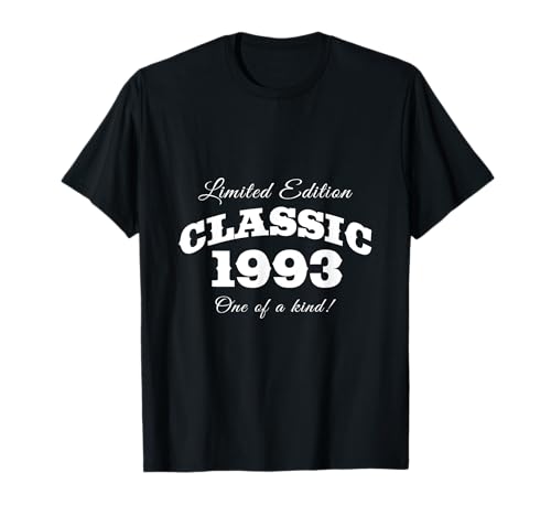 Consigue ahora Cumpleaños 1993 para hombres y mujeres Promoción Camiseta Rebajas 2024 | regaloscumple.com