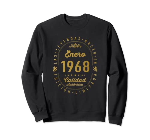 Comprar 55 años Cumpleaños Las Leyendas nacen en Enero 1968 Sudadera Regalos Rebajas 2024 | regaloscumple.com