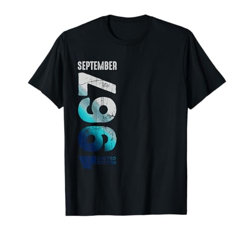 Consigue ahora Cumpleaños Septiembre 1967 Edición Limitada Cumpleaños 1967 Camiseta Top Precio 2025 | regaloscumple.com