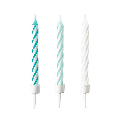 Comprar Amscan 9904365 Promoción - Velas cumpleaños 10 unidades Aqua Glamor velas para tartas cumpleaños infantiles 7 5 cm Ofertas 2024 | regaloscumple.com