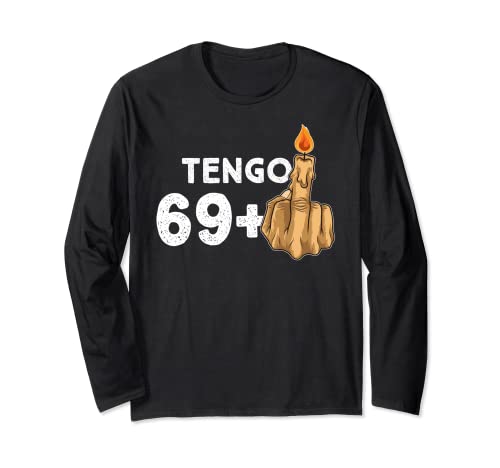 Comprar 69+1 Dedo Medio Vela Cumpleaños De Cumpleaños Para El 70º Cumpleaños Manga Larga Ofertas 2025 | regaloscumple.com