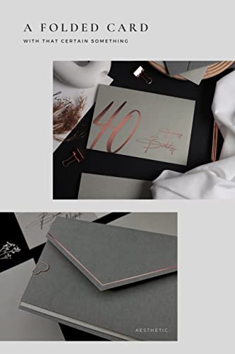 Mejores precios - Happy Birthday 40 - Tarjeta felicitacion 40 cumpleaños con sobre