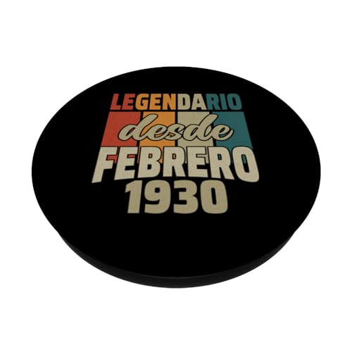 Comprar en Amazon Legendario Desde Febrero 1930 - Cumpleaños 94 Años PopSockets PopGrip Intercambiable