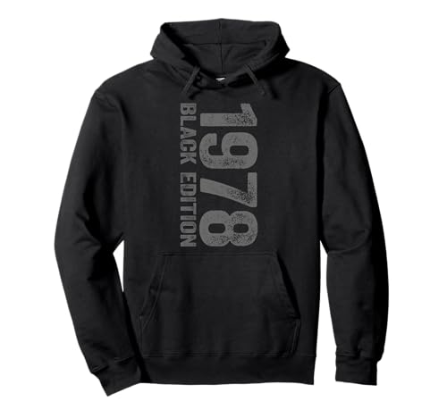Comprar 47th Birthday Gifts 47 Year Old Vintage 1978 Black Catálogo Edition Sudadera con Capucha Top Precio 2025 | regaloscumple.com