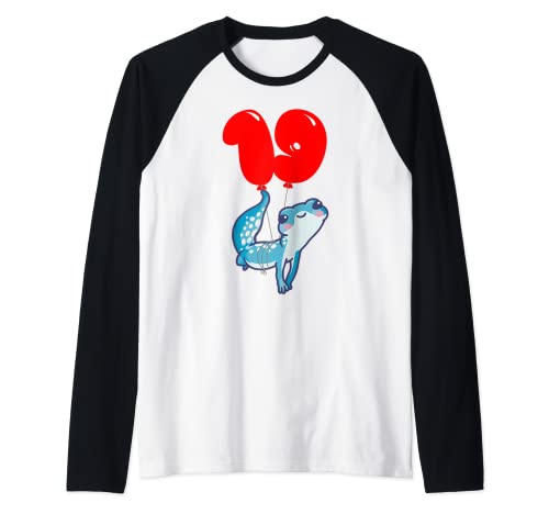 Consigue ahora Geco Lindo - 19 Cumpleaños - Fiesta Catálogo De Globos Camiseta Manga Raglan Ofertas 2025 | regaloscumple.com