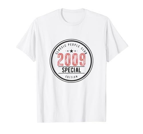 Consigue ahora Cumpleaños Navidad Mujeres y Hombres Regalo cumpleaños 2009 Especial Camiseta Top Precio 2025 | regaloscumple.com