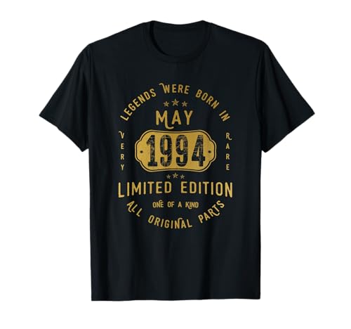 Consigue ahora Legends Were Cumpleaños Born In May 1994 Cumpleaños Camiseta Rebajas 2025 | regaloscumple.com