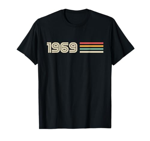Comprar Cumpleaños clásico vintage 1969 Camiseta Catálogo Top Precio 2024 | regaloscumple.com