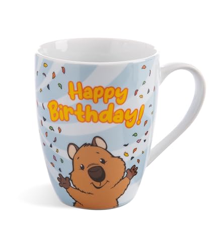 Comprar NICI- Taza Happy Birthday 310ml 10x8cm Azul Catálogo con banderola-Vaso Porcelana para té Leche café o Cacao Jarro asa para Bebidas frías y Calientes-Gran Idea Regalo Color ° (49496) Rebajas 2025 | regaloscumple.com