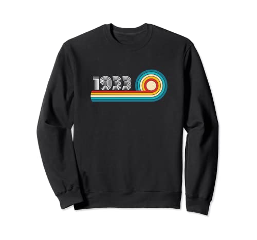 Consigue ahora Vintage Ideas para regalar 1933 número año nacimiento retro divertido cumpleaños 1933 Sudadera Ofertas 2024 | regaloscumple.com