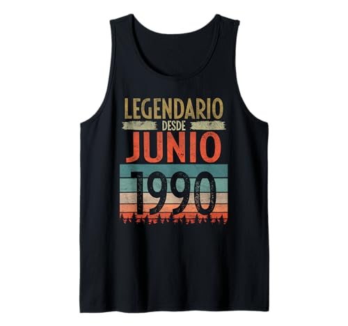 Comprar Junio 1990 Vintage Catálogo - 34 Años Regalo Cumpleaños Hombre Camiseta sin Mangas Ofertas 2025 | regaloscumple.com