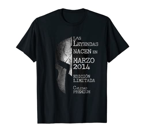 Consigue ahora 9 años Cumpleaños Las Leyendas Cumpleaños nacen en Marzo 2014 Camiseta Ofertas 2024 | regaloscumple.com