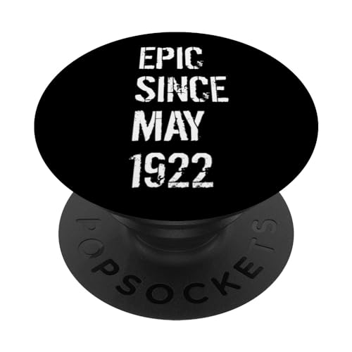 Consigue ahora 102 Cumpleaños Hombres Catálogo Mujeres Nacidos Mayo 1922 102 Años PopSockets PopGrip Intercambiable Top Precio 2024 | regaloscumple.com