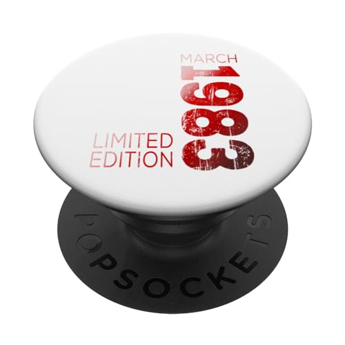 Consigue ahora En marzo 1983 BlackFriday Año 1983 Retro 1983 Vintage 1983 PopSockets PopGrip Intercambiable Rebajas 2024 | regaloscumple.com