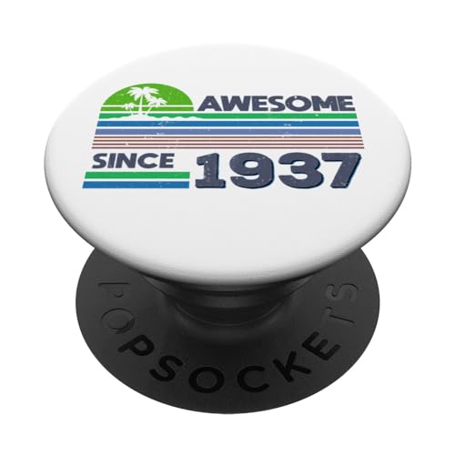 Comprar 87 cumpleaños Hombres Mujeres Impresionante Desde 1937 PopSockets Catálogo PopGrip Intercambiable Ofertas 2025 | regaloscumple.com