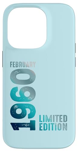 Comprar Carcasa para iPhone 14 Pro Febrero 1960 Edición Limitada Regalos 1960 Cumpleaños 1960 Rebajas 2025 | regaloscumple.com