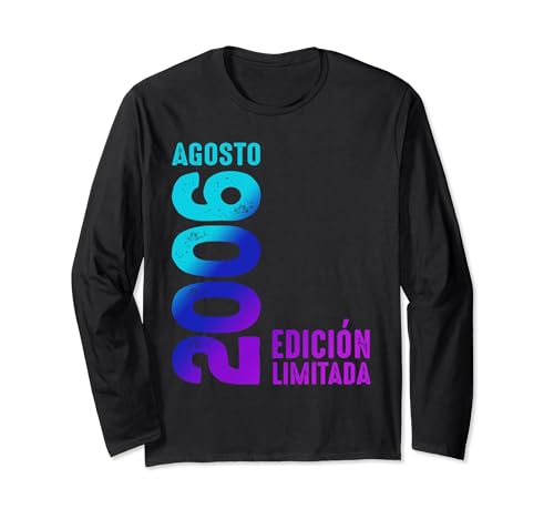Consigue ahora Edición Limitada Agosto 2006 Vintage 2006 Año 2006 Retro BlackFriday Manga Larga Ofertas 2024 | regaloscumple.com