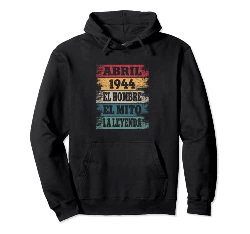 Consigue ahora 78 Cumpleaños Regalo Años Divertido Decoración Abril 1944 Sudadera con Cumpleaños Capucha Top Precio 2024 | regaloscumple.com