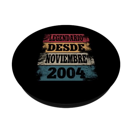 Comprar en Amazon Legendario Desde Noviembre 2004 - Cumpleaños 20 Años PopSockets PopGrip Intercambiable