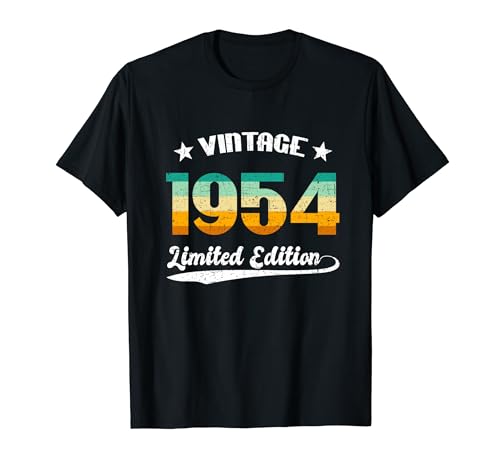 Consigue ahora Cumpleaños vintage Promoción 1954 Decoración clásica vintage original. Camiseta Ofertas 2024 | regaloscumple.com