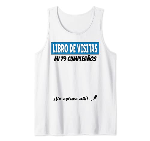 Consigue ahora Libro De Visitas - 79 Años Cumpleaños Divertido Regalo 1942 Regalos Camiseta sin Mangas Rebajas 2025 | regaloscumple.com