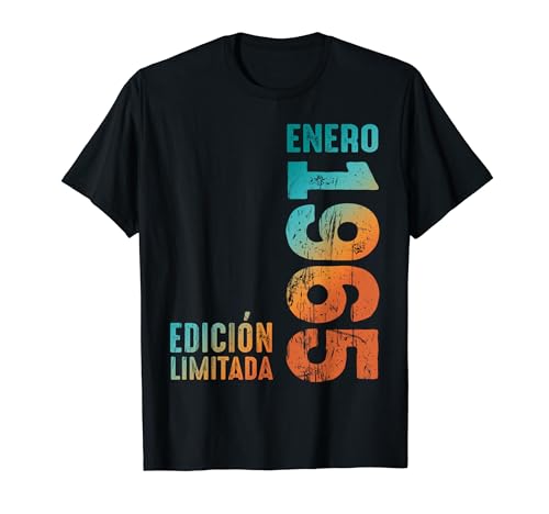 Oferta Enero Retro Año Vintage Camiseta