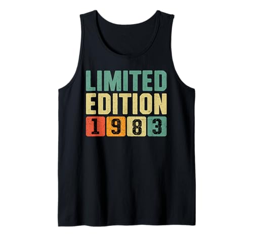 Comprar Edición Limitada Ideas para regalar Cumpleaños 1983 Camiseta sin Mangas Rebajas 2025 | regaloscumple.com