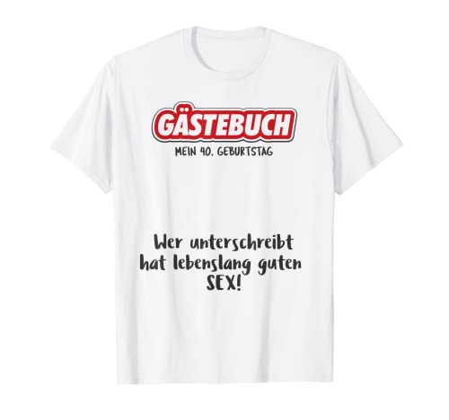 Comprar Libro visitas para fiesta Regalos 40 cumpleaños 40 años nacido 1981 Camiseta Top Precio 2025 | regaloscumple.com