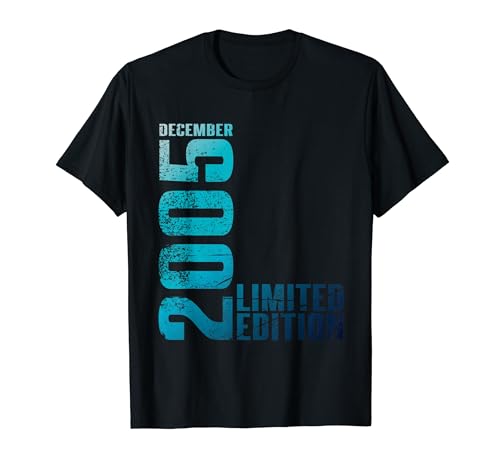 Comprar 18 cumpleaños 18 años hombre Cumpleaños mujer I diciembre 2005 regalo Camiseta Rebajas 2024 | regaloscumple.com