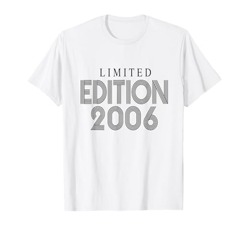Consigue ahora Edición limitada 2006 Cumpleaños Cumpleaños 2006 Vintage 2006 Camiseta Ofertas 2024 | regaloscumple.com