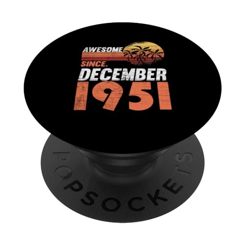 Consigue ahora Cumpleaños diciembre 1951 PopSockets PopGrip Intercambiable Navidad Ofertas 2024 | regaloscumple.com
