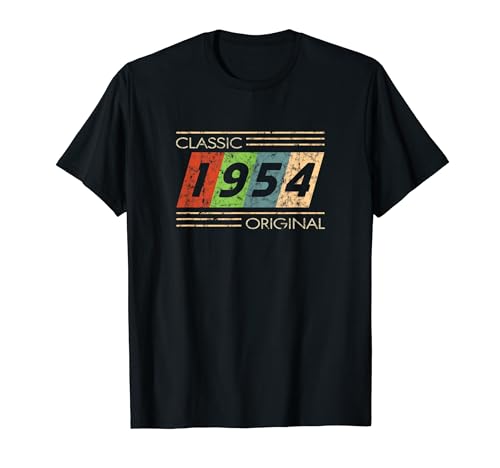 Consigue BlackFriday ahora Classic 1954 Original Vintage Birthday Est Edición II 1954 Camiseta Rebajas 2024 | regaloscumple.com