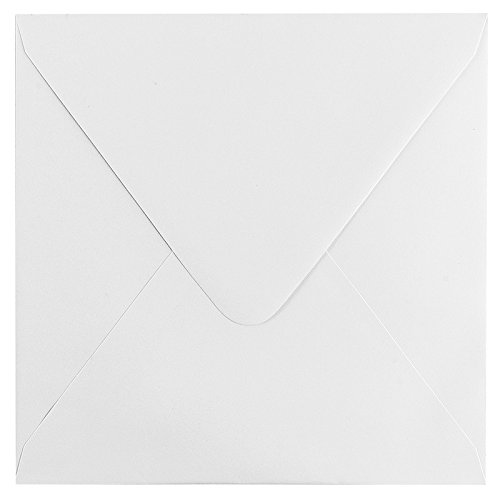 Comprar Ideen mit Herz Sobres cuadrados 17x17cm blancos engomados 100 unidades sobres | 120 g/m² | sobre BlackFriday sobre para tarjetas felicitación invitación tarjetas cumpleaños Rebajas 2025 | regaloscumple.com