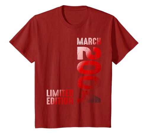 Comprar Marzo 2004 Año Legendario 2004 Retro 2004 Vintage 2004 Cumpleaños Camiseta Top Precio 2025 | regaloscumple.com