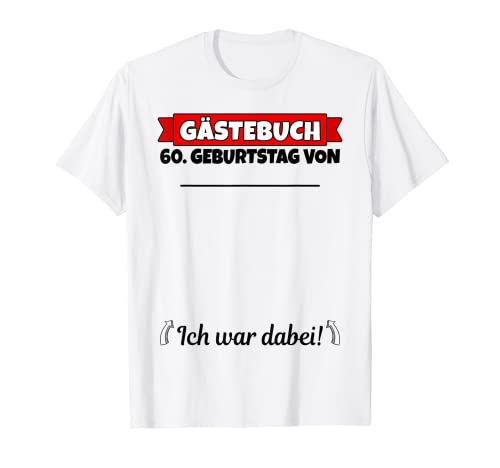 Oferta 60 libro nombre 60 mujer Camiseta