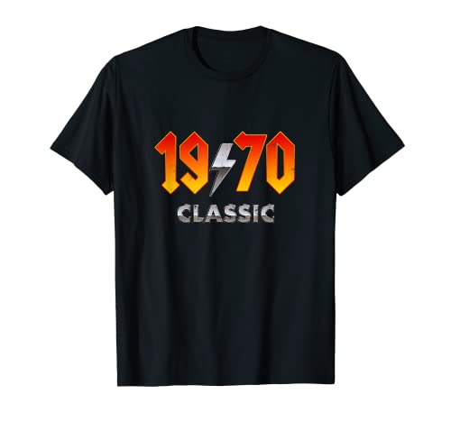 Consigue ahora Clásico nacido en 1970 52 cumpleaños Catálogo Camiseta Ofertas 2024 | regaloscumple.com