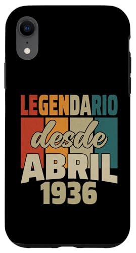 Consigue ahora Carcasa para iPhone XR Legendario Desde Abril 1936 - Cumpleaños 88 Años Top Regalos Precio 2024 | regaloscumple.com