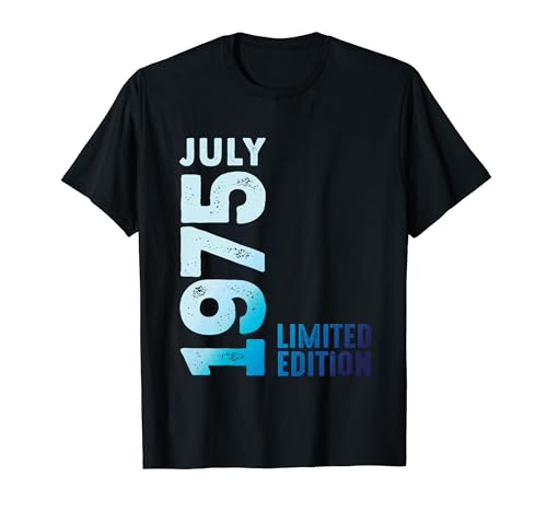 Comprar Julio 1975 Año 1975 Retro 1975 Vintage Edición Limitada Navidad 1975 Camiseta Top Precio 2024 | regaloscumple.com