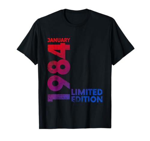 Consigue ahora 40 cumpleaños 40 años hombre mujer Catálogo I Enero 1984 regalo Camiseta Rebajas 2024 | regaloscumple.com