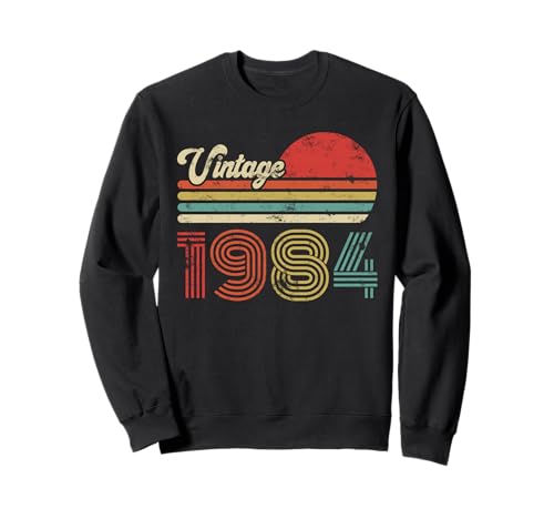 Comprar 40 años Cumpleaños Vintage 1984 Cumpleaños 40 Regalos Sudadera Rebajas 2024 | regaloscumple.com