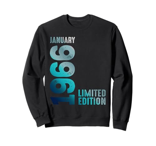 Comprar Enero 1966 Edición Limitada 1966 Cumpleaños BlackFriday 1966 Sudadera Top Precio 2025 | regaloscumple.com