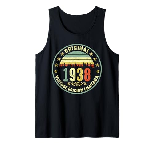 Comprar Original 1938 Vintage Edición Catálogo Limitada Cumpleaños 87 Años Camiseta sin Mangas Rebajas 2025 | regaloscumple.com
