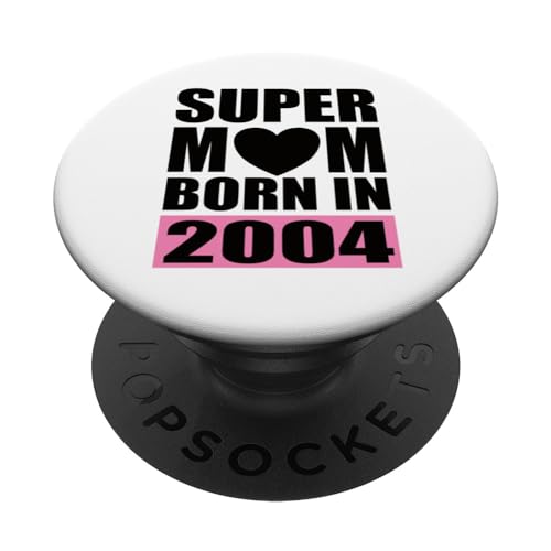 Consigue ahora Super Mamá Nacida En 2004 Mamá Cumpleaños 2004 Cumpleaños PopSockets PopGrip Navidad Intercambiable Ofertas 2024 | regaloscumple.com
