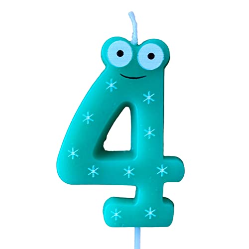 Consigue ahora Velas Cumpleaños con Números Originales e Infantiles Decoración para Tarta BlackFriday Cumple Vela Aniversario con Número Años Regalos Infantiles Niño y Niña (Número 4 Verde) Top Precio 2023 | regaloscumple.com