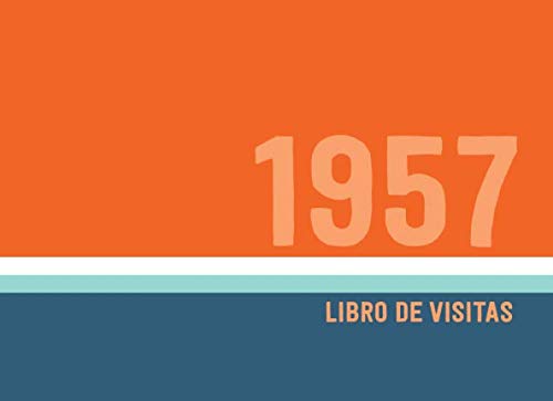 Consigue ahora 1957 Libros Visitas: Libro visitas para fiestas cumpleaños estilo retro para que la Ideas para regalar familia y los amigos inserten saludos y mensajes | 100 páginas Ofertas 2024 | regaloscumple.com