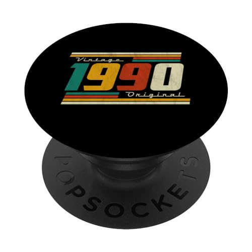 Comprar 1990 Vintage Cumpleaños Retro Edición Limitada Hombres Promoción Mujer PopSockets PopGrip Intercambiable Top Precio 2024 | regaloscumple.com