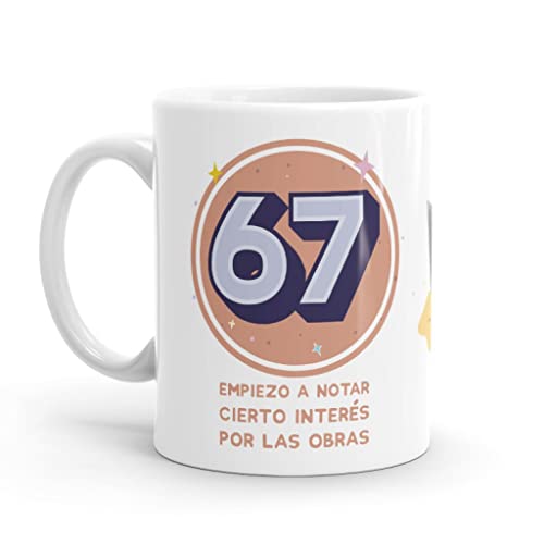 Consigue ahora Puterful - Taza 66 Cumpleaños - Tazas originales para café Ideas para regalar - Resistente al microondas y lavavajillas Rebajas 2024 | regaloscumple.com